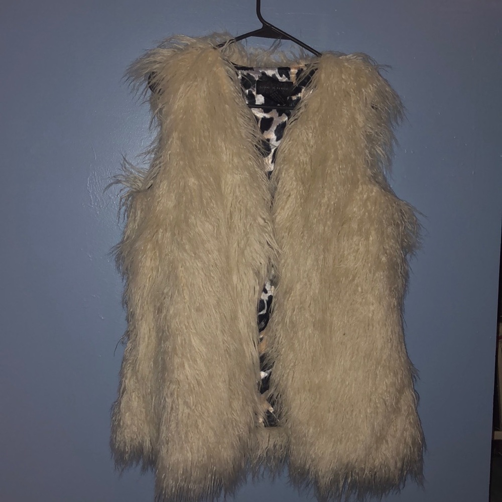 Long Faux Fur Vest